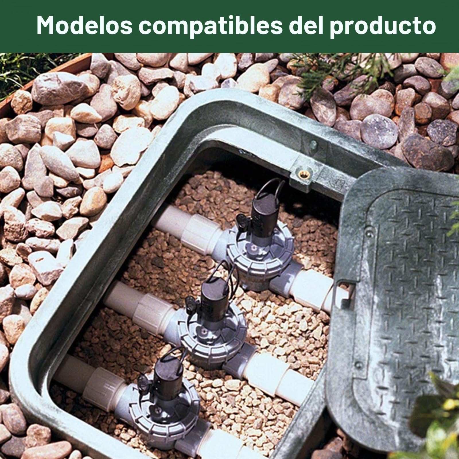 Diafragma de válvula de repuesto de 3/10.2 cm - 2.5 cm | 100236 para Irritrol 2400, 2600,2700DPR, paquete de 2