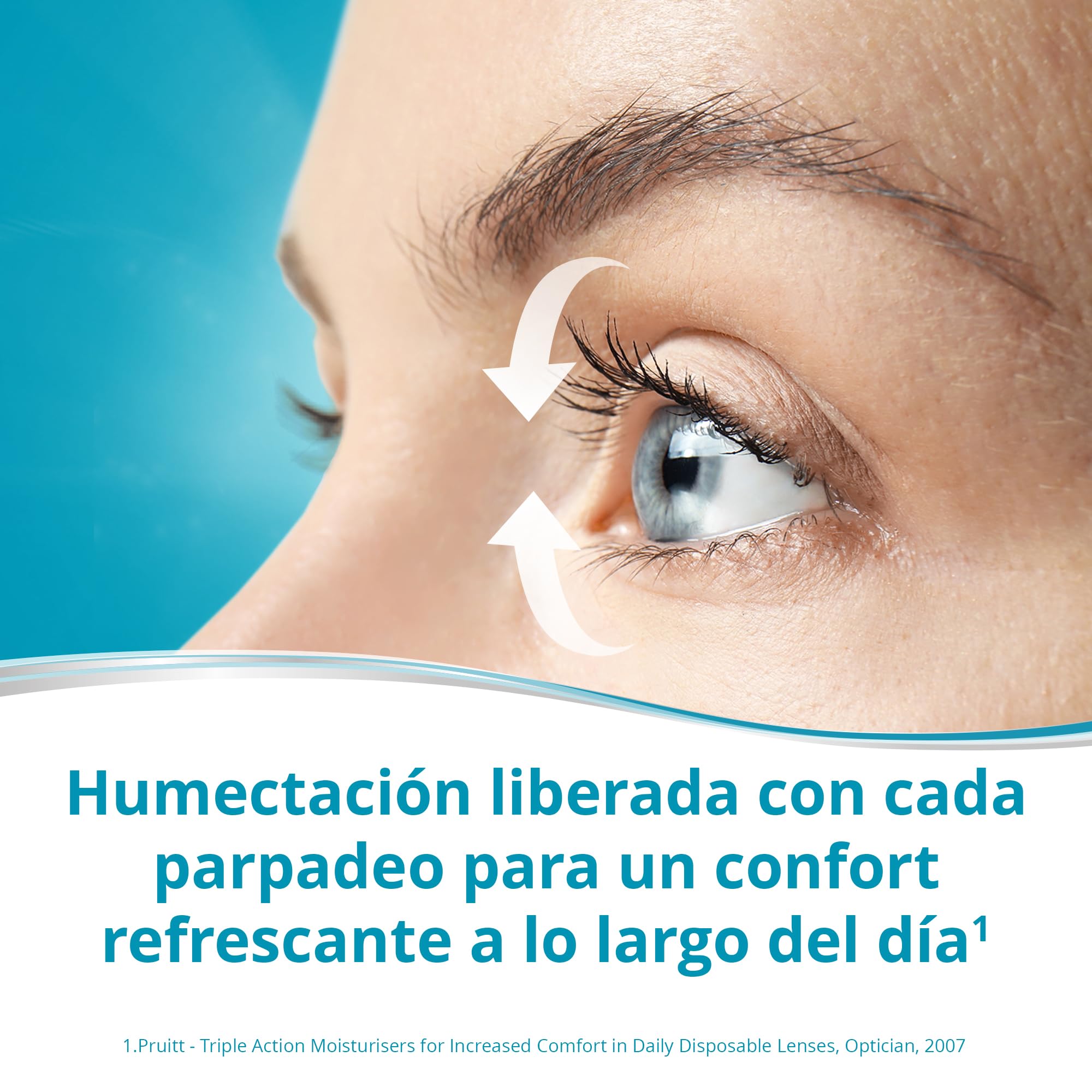 Dailies AquaComfort Plus Multifocal Lentes de contacto progresivas de reemplazo diario, Pack de 30, R 8.7 mm, D 14.0 mm, adición alta -3 Diopt