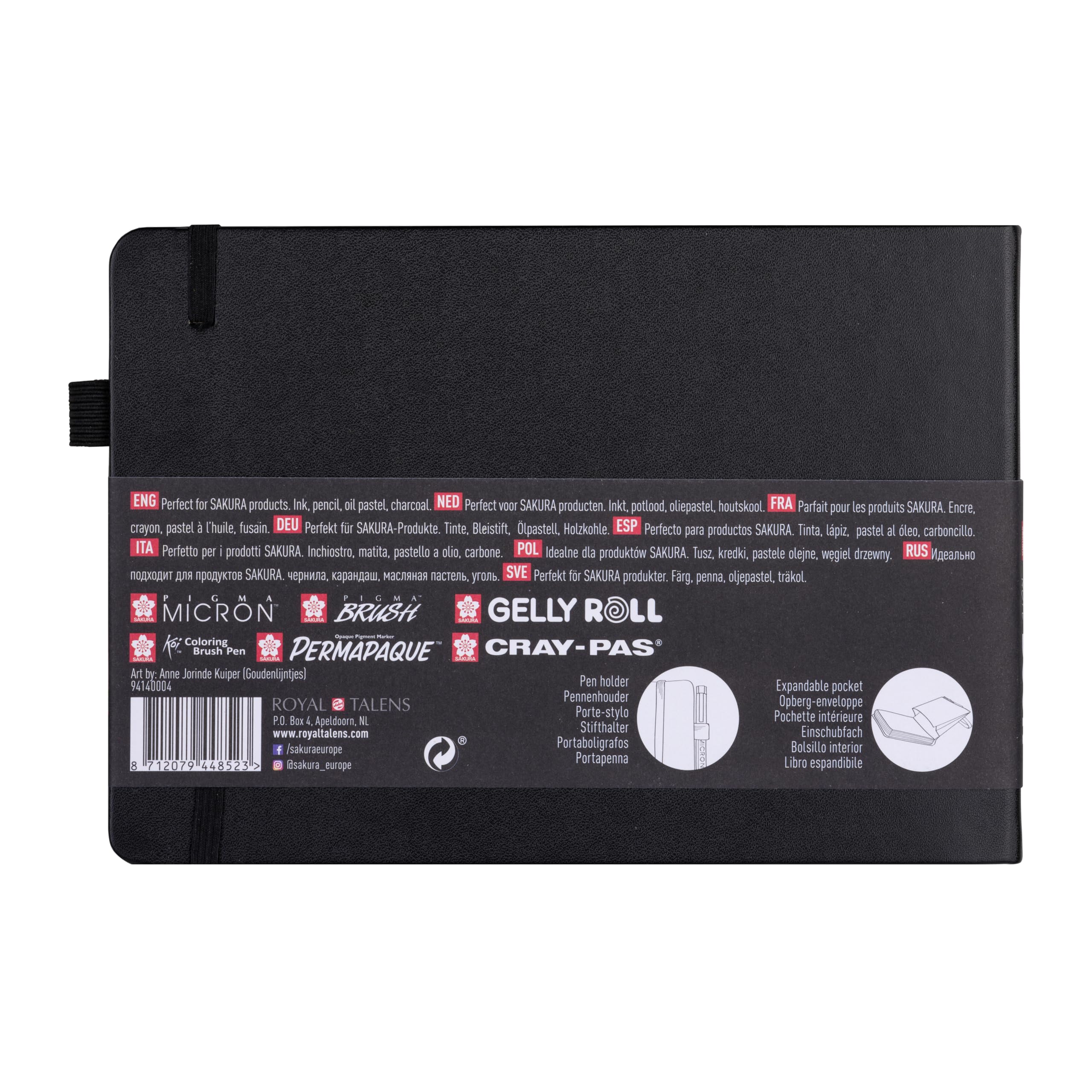 Carnet croquis A4 (21x29,7cm) - 80 feuilles - noir - Royal Talens - Bon plan Carnet croquis A4 (21x29,7cm) - 80 feuilles - noir - Royal Talens - Bon plan