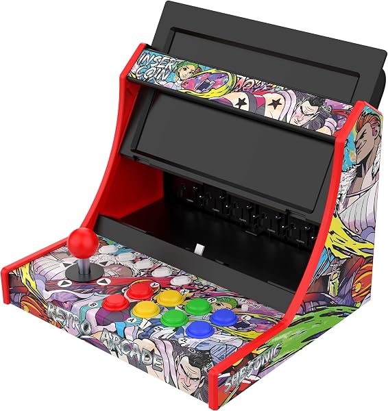 Subsonic - Mini Borne d’Arcade pour Switch 2, Switch OLED et Switch – Station d’Accueil pour Console Nintendo avec Joystick et 8 Boutons pour Transformer la Console Nintendo en Borne d’Arcade - 3