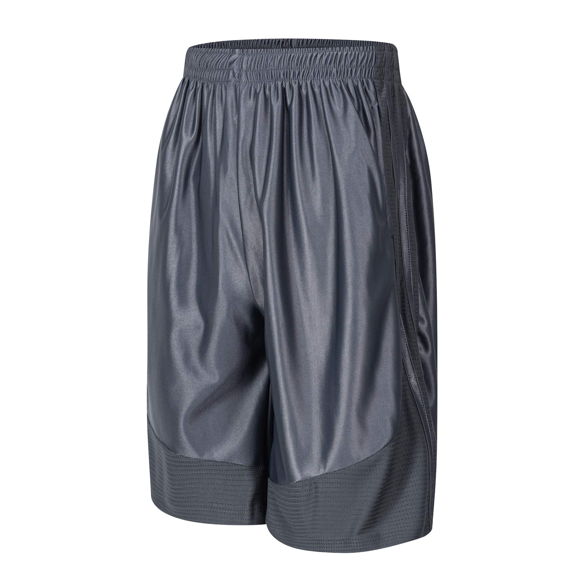 Abovewater Mens Basketball Shorts with Deep Pockets Running Shorts Gym Training Shorts with Drawstring