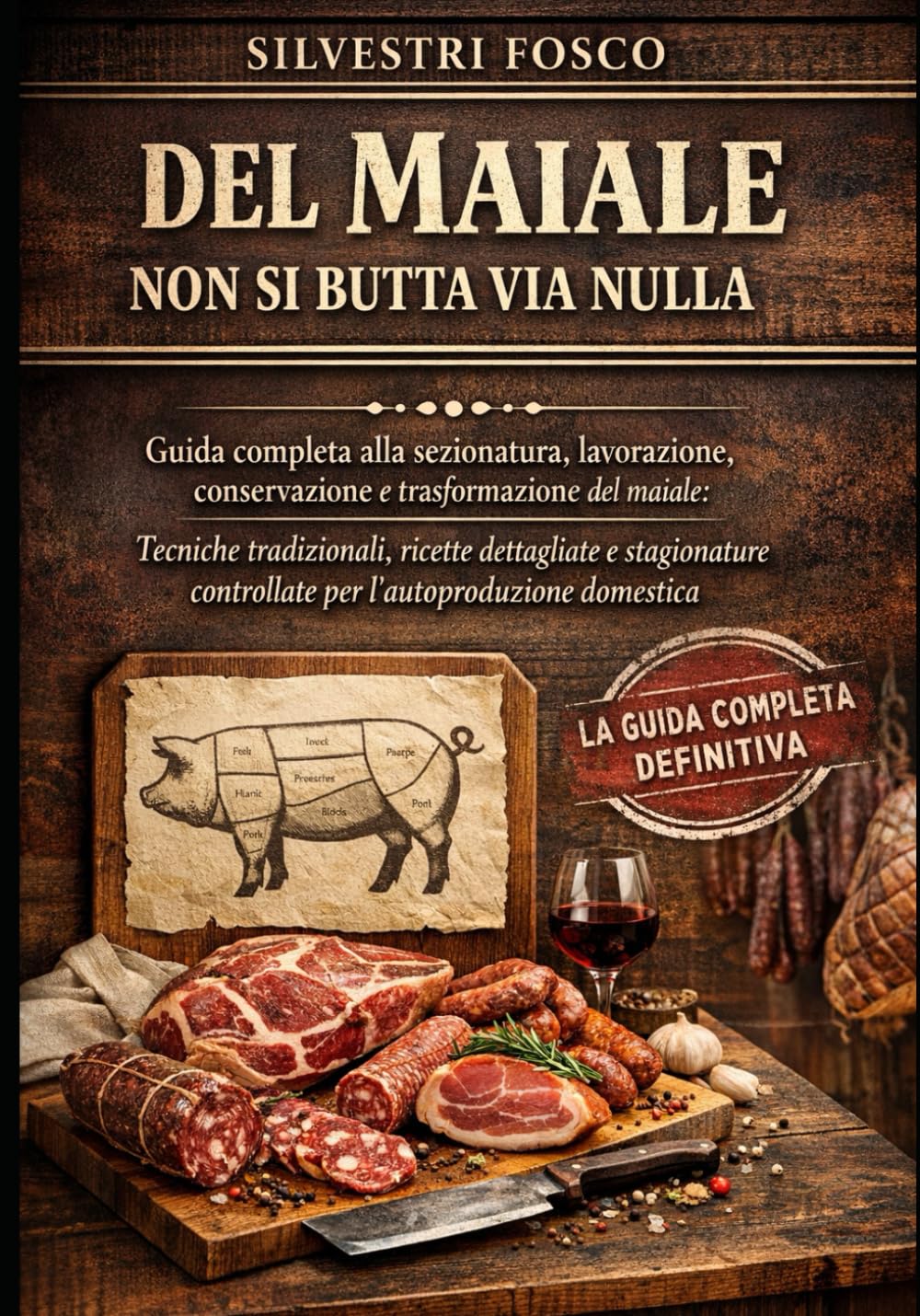 Del Maiale Non Si Butta Via Nulla: Guida completa alla sezionatura, lavorazione, conservazione e trasformazione del maiale