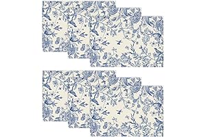 Artoid Mode: Vibrancy for Your Dining Ensemble - Hydrangea Placemats Set of 6