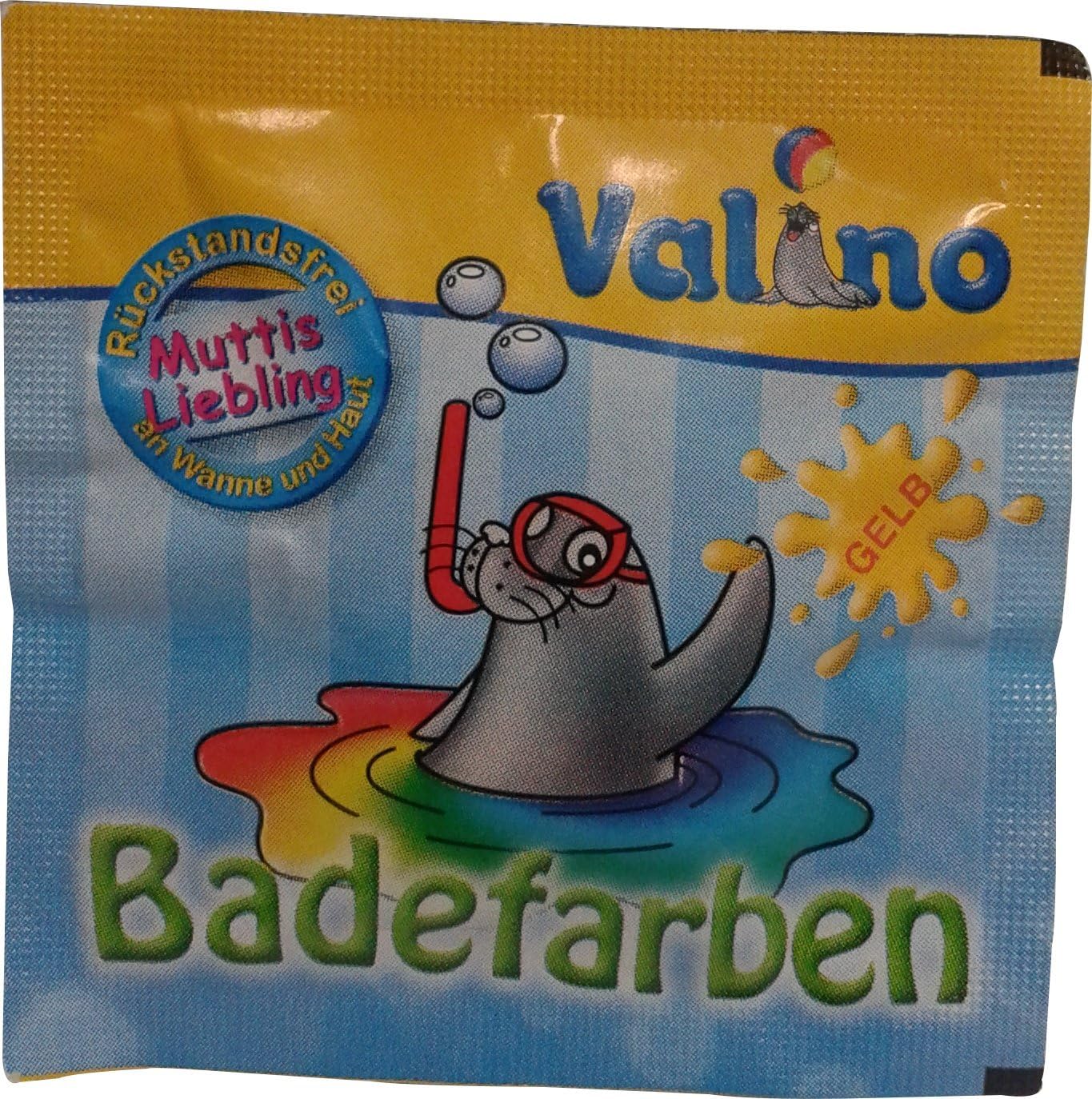 Valino Bath Colours Pack of 10 Yellow