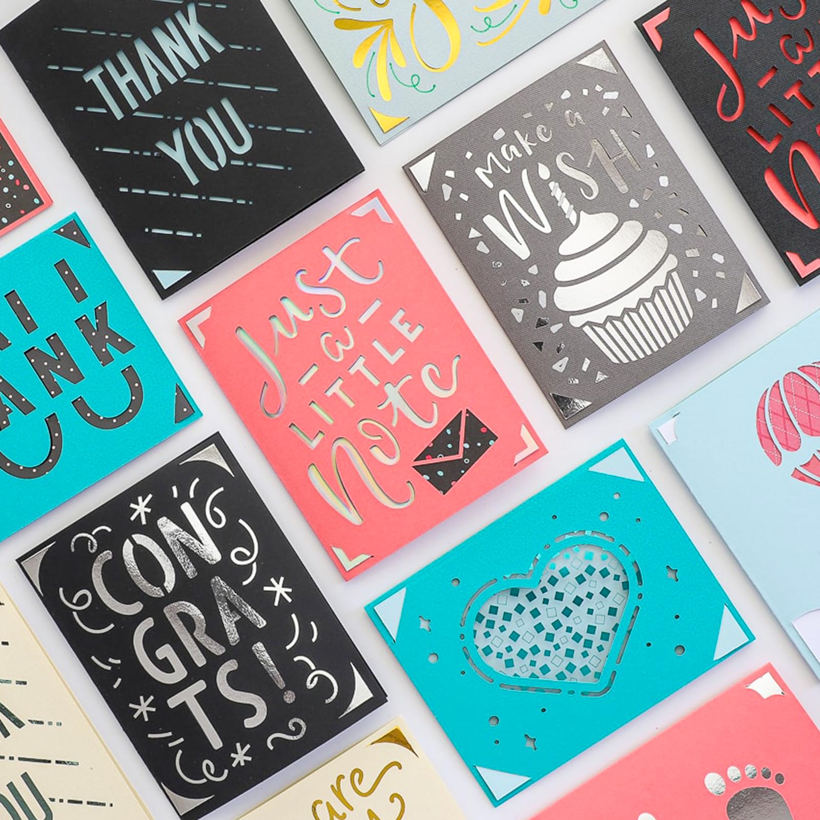 Tappetini Da Taglio Per Cricut Joy Xtra - 3 Pezzi Autoadesivi 4.7x6.5 Pollici Per Biglietti Fai Da Te - Foto 11