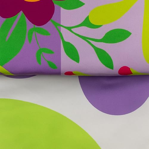 Miniatura 4 de Juego de ropa de cama de microfibra verdaderamente reversible y súper esponjosa de 5 piezas para niños y adolescentes, flor de flores, tamaño