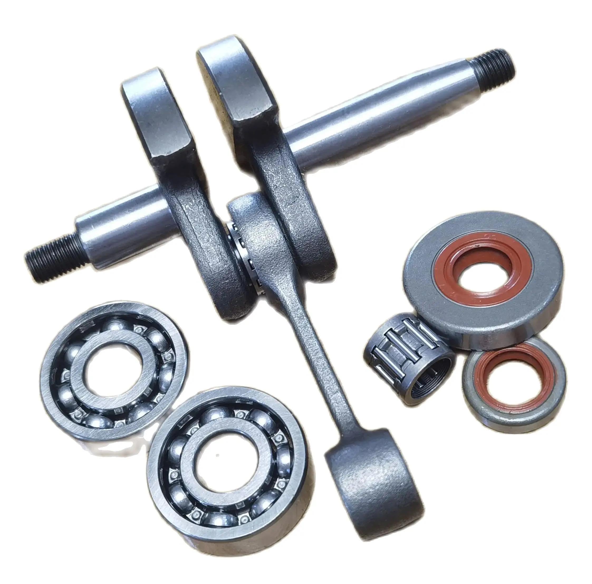 KUMEKA FS220 Crankshaft with Bearings and Oil Seals Set Fits Stih-l FS180 FS220 Trimmer Brush Cutter Replacement Parts