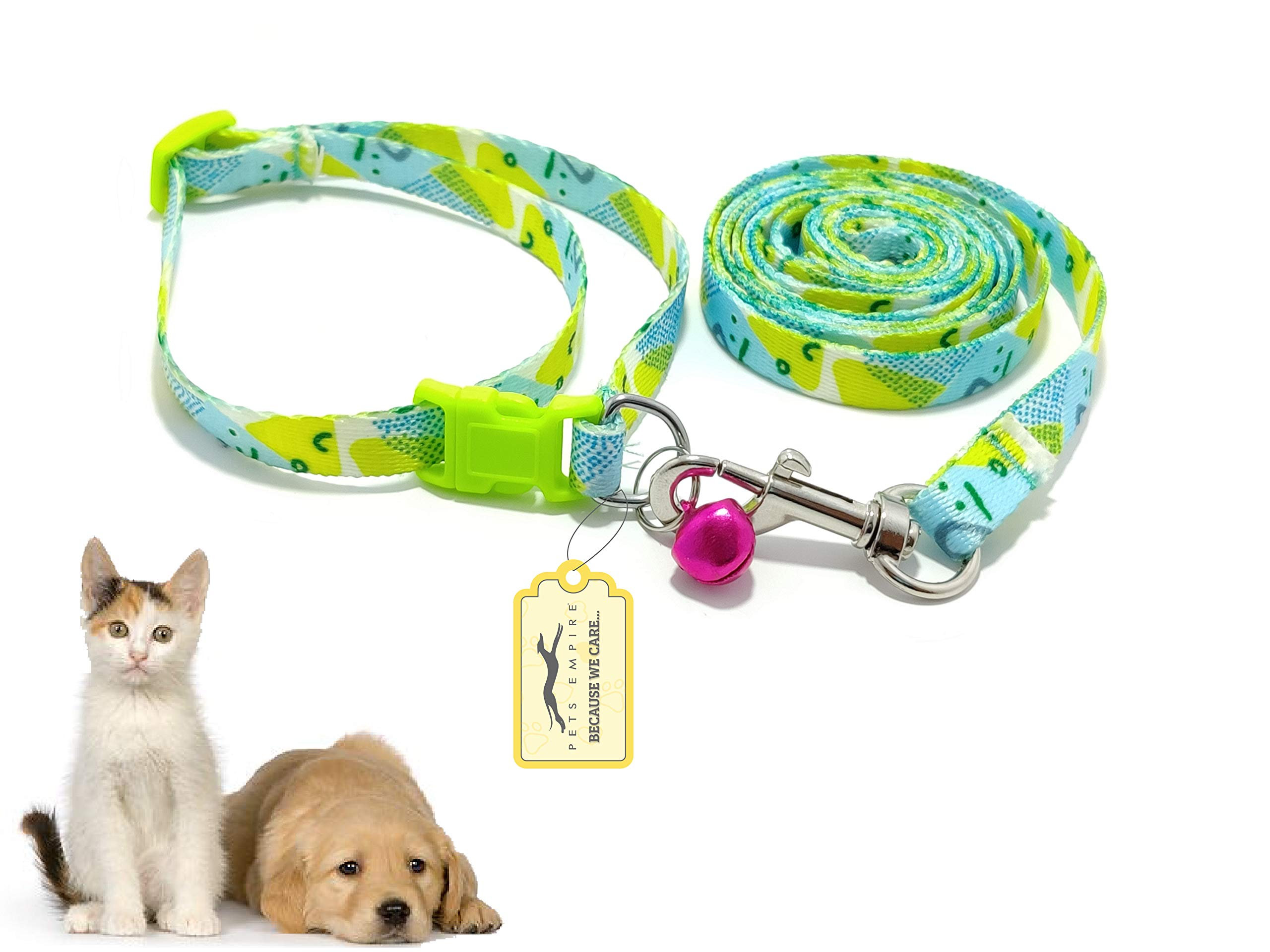 Pets Empire Puppy Cat Collar and Leash Set Nylon Adjustable Small Cat Collars Lead Only for Puppy and Cat Leash Collar Set (Design -A) (B08S41ML5S) Amazon Price History, Amazon Price Tracker
