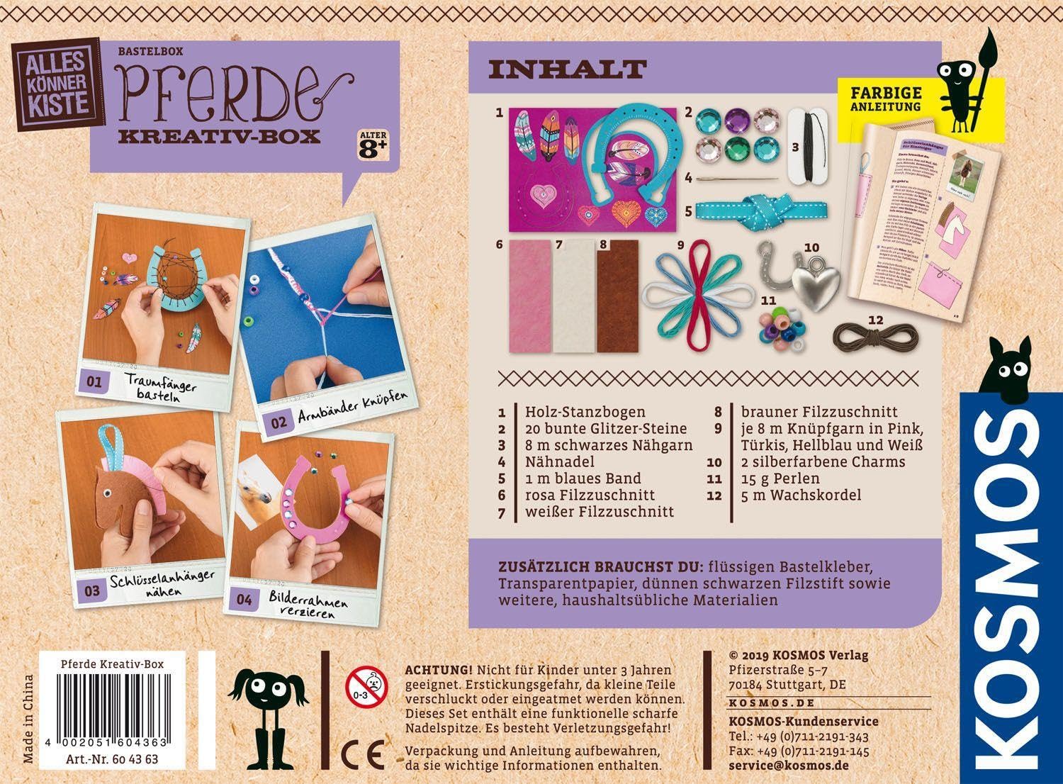 Bastelbox Pferde Kreativbox: Bastel-Set