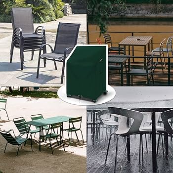 LCGOD Patio Chair Covers, Outdoor Lawn Furniture Covers 100% Waterproof