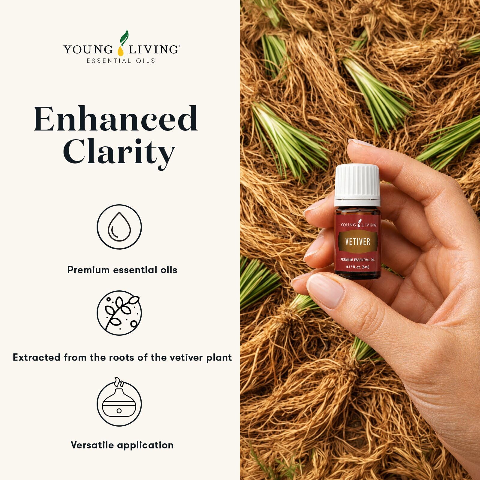 Amazon.com: Young Living Vetiver Essential Oil | 5 ml | Grounding