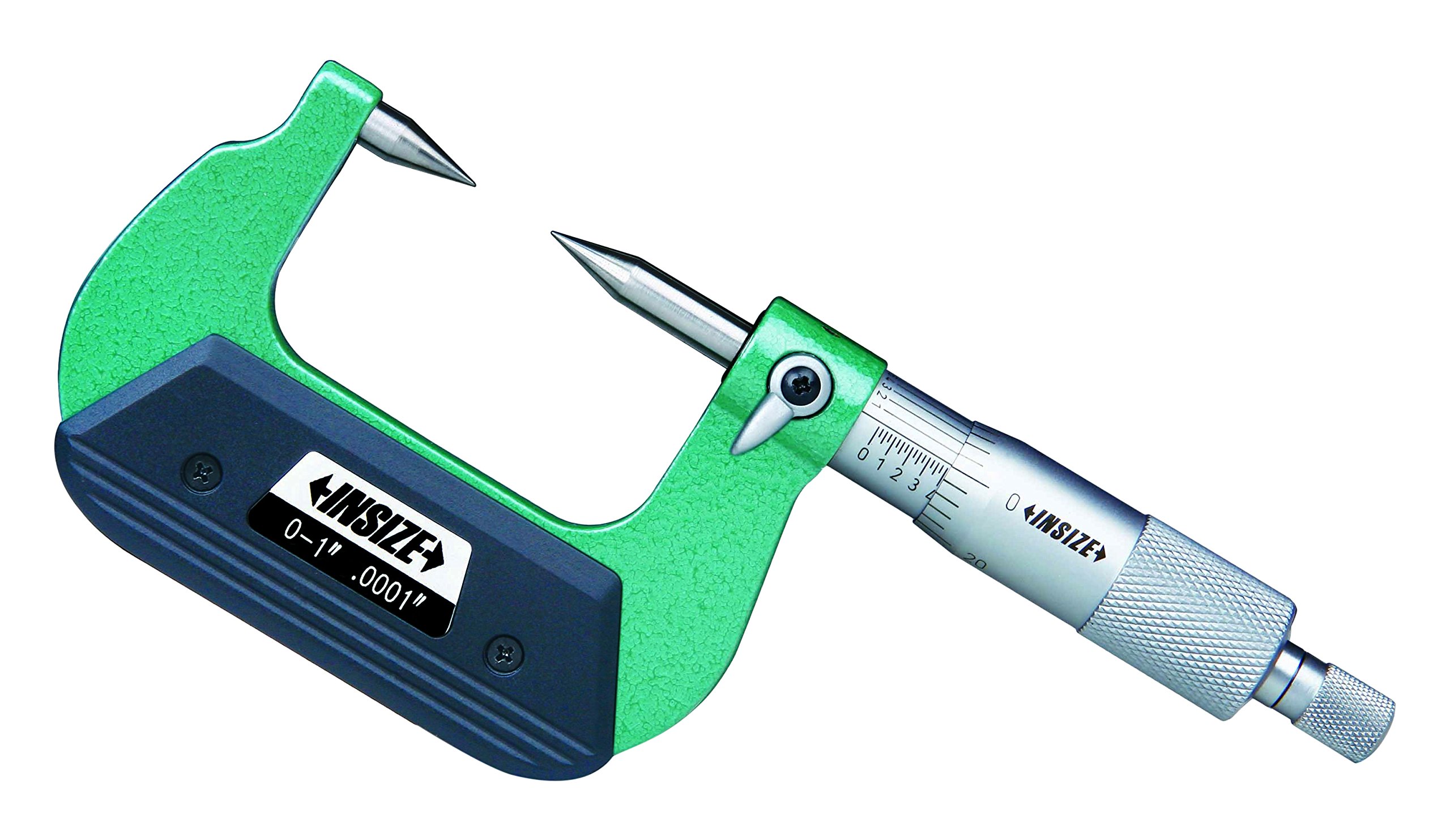 INSIZE 3230-1B Point Micrometer, 0-1", Graduation .0001", Type B