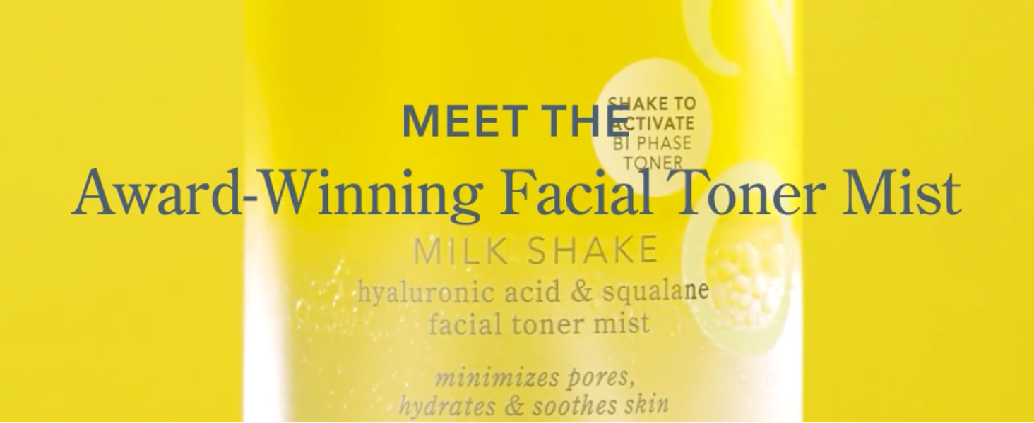Beekman 1802 Milk Shake Hydrating Face Mist – Setting Spray & Milky Toner with Hyaluronic Acid & Squalane – Facial Toner & Face Spray – Lightweight Hydration, Minimizes Pores, Fragrance Free 8.1 Fl Oz
