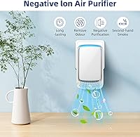 Vista 8 de 4Pack Air Ionizers for Home,Ionic Air Purifier Plug In - Quiet Operation - Negative Ion Generator for Odors Smoke Dust,Air Freshener Portable for