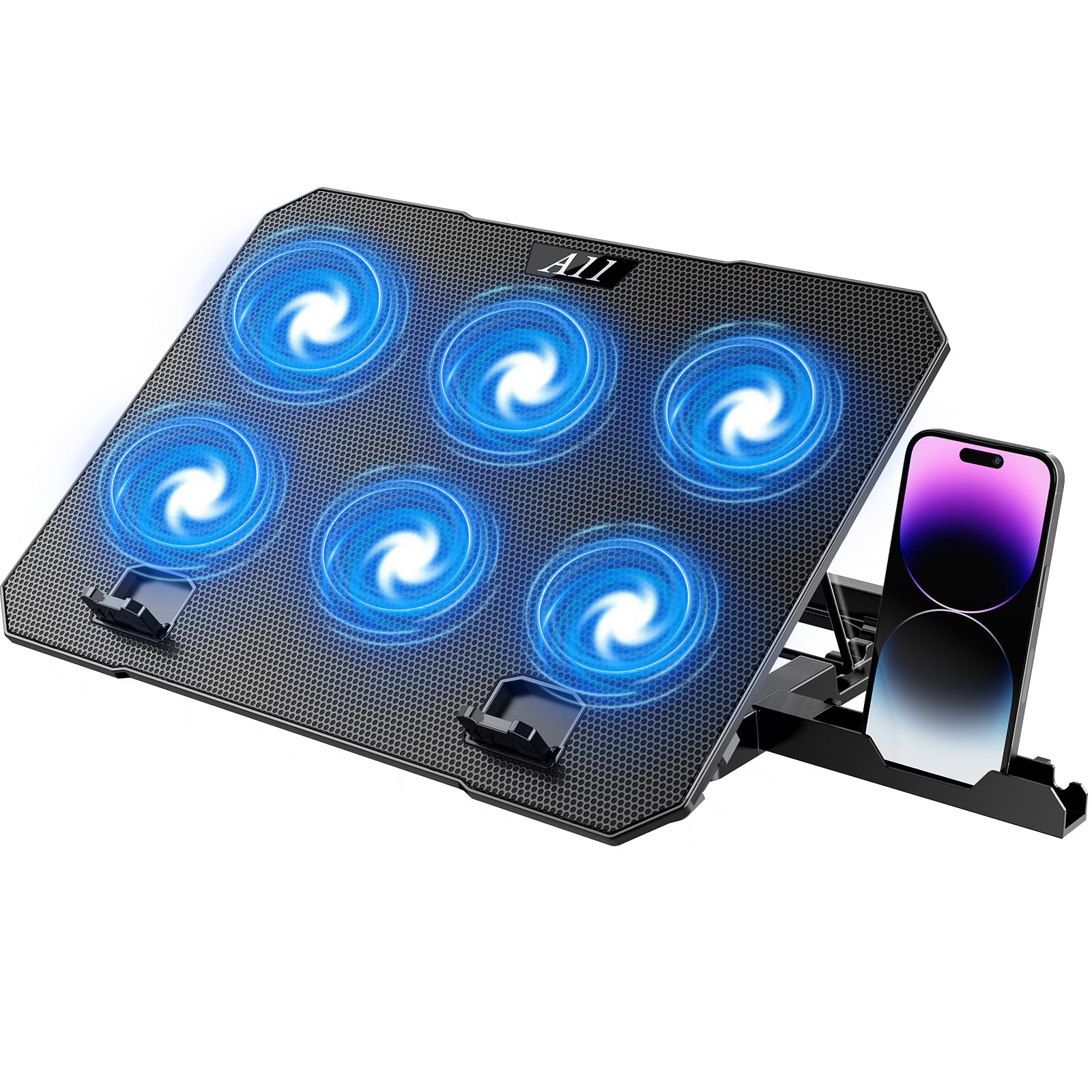 Laptop Cooling Pad, Laptop Cooler 6 Quiet Fans