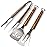 YouTheFan NFL Cincinnati Bengals Classic Series 3-Piece BBQ Set , Stainless Steel, 22 x 9