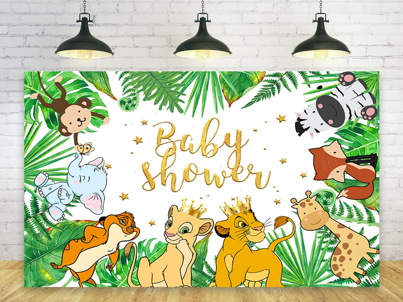 Buy Baby The Lion King Backdrop for Baby Shower Party Decorations