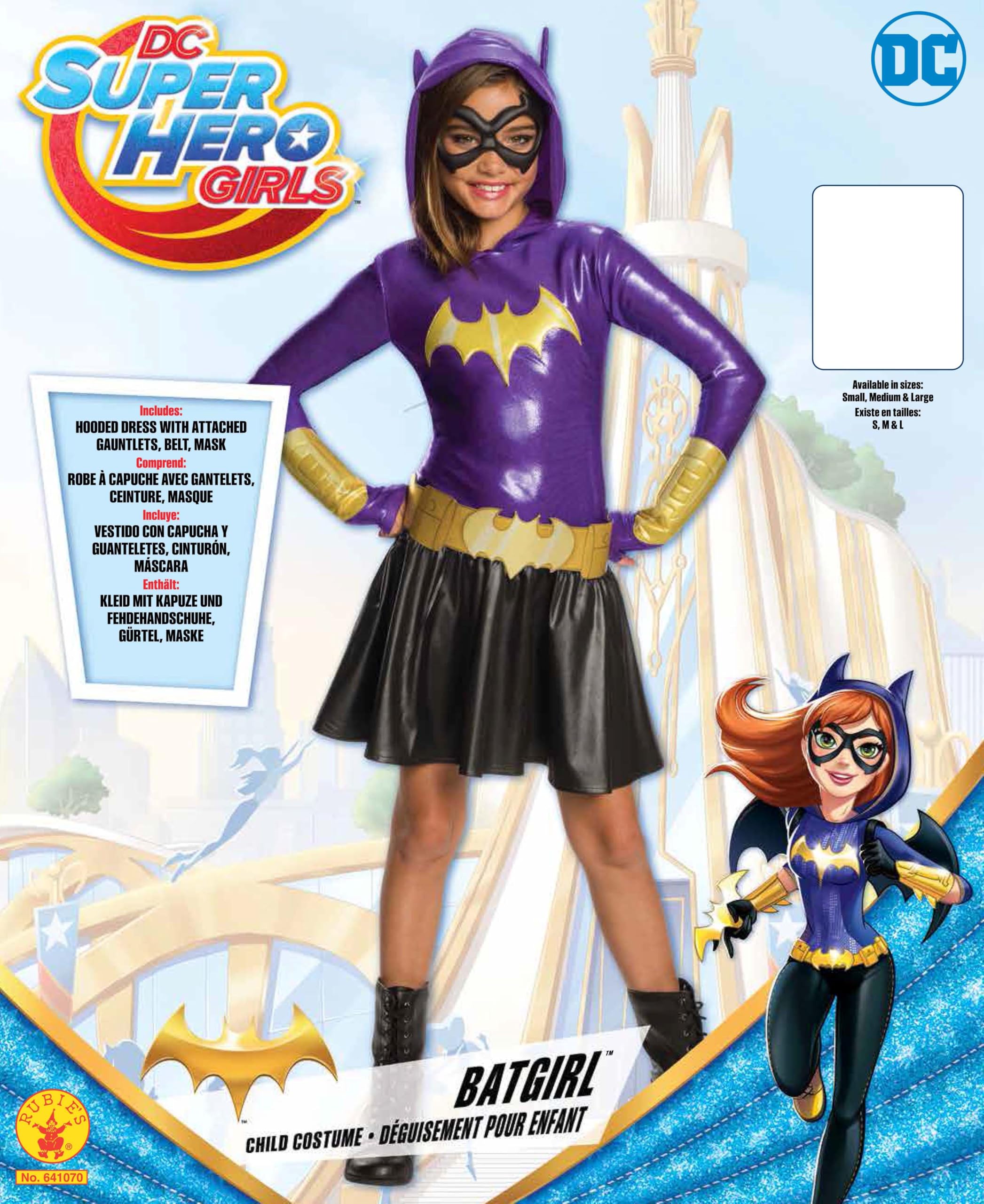 Amazon.com: Rubies Costume Co Girls Batgirl Hoodie Dress : Toys & Games