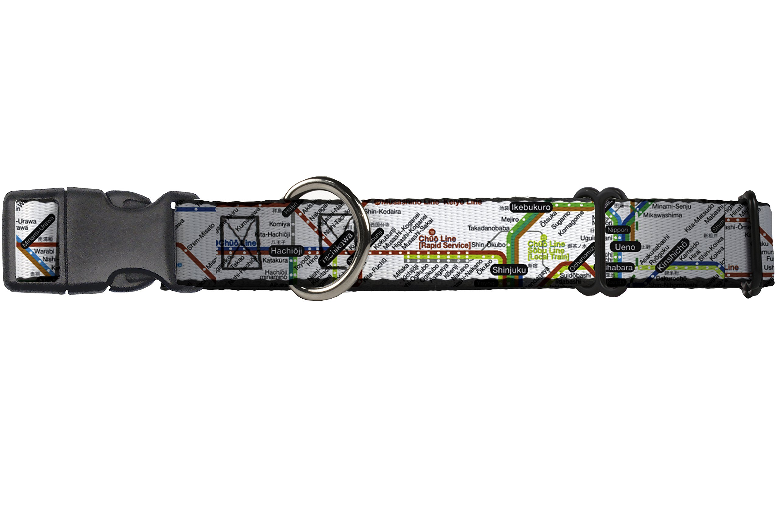 Buy Buckle-Down Tokyo Subway Martingale Dog Collar, 1