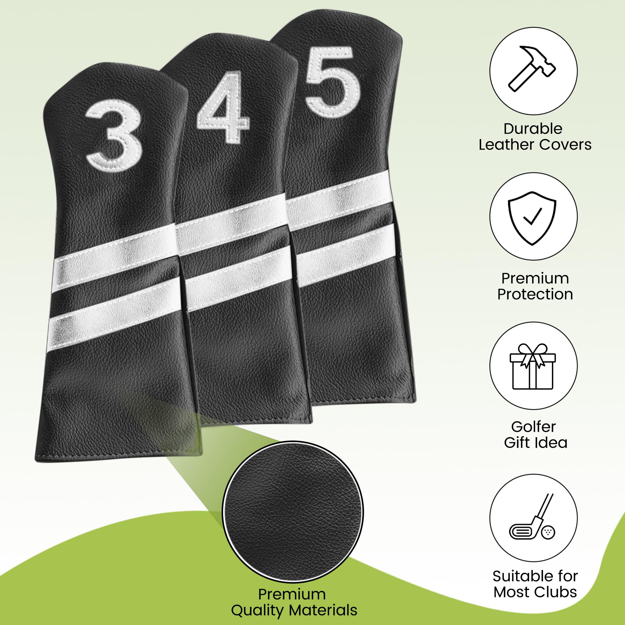 Fundas para Palos de Golf prémium Que se adaptan a Todas Las Principales Marcas