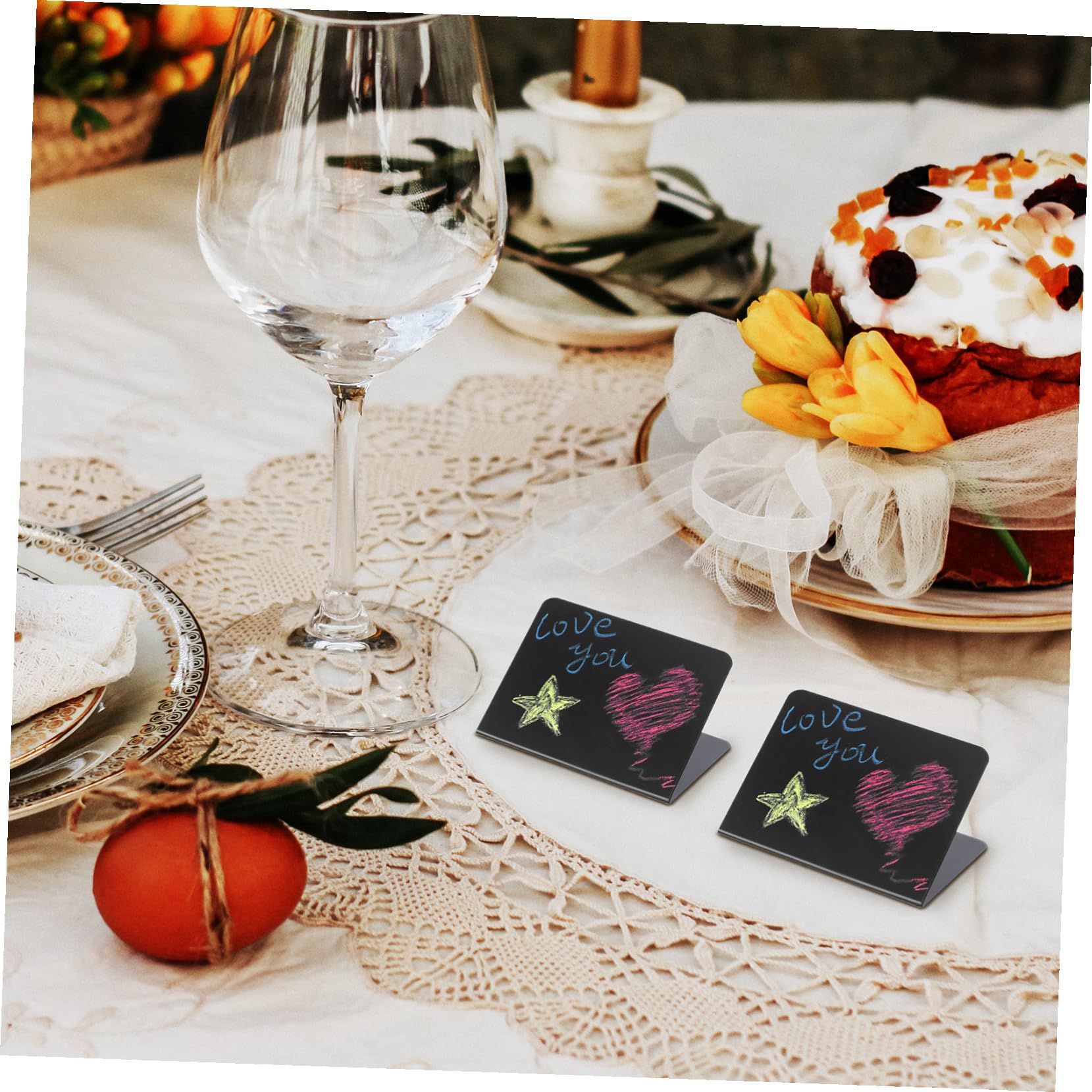 Alipis 40 Stück Teiliges Mini Kreidetafeln Abwischbare Tischbeschriftung für Buffet Party Hochzeit Vielseitige Schiefertafeln zur Preisauszeichnung und Memoanzeige