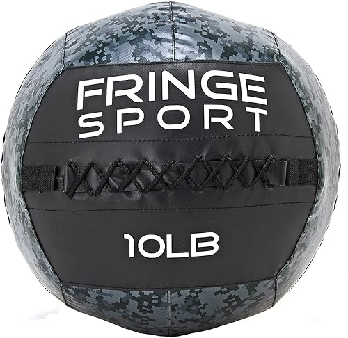 Miniatura 10 de Fringe Sport - Pelota medicinal, diseño de camuflaje digital, extra duradera, para entrenamiento de fuerza y acondicionamiento, entrenamiento