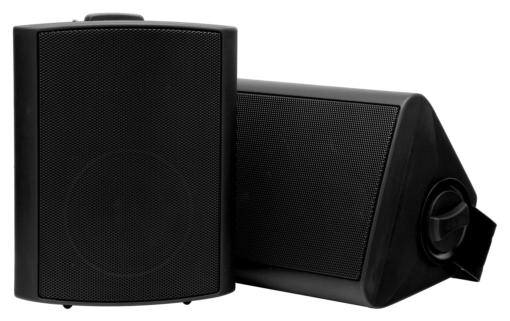 Pronomic USP-430 BK HiFi Wandlautsprecher Paar - 2-Wege Lautsprecher Boxen im Set - Ideal für Gastronomie und Terrasse - inklusive Wandhalterung zur Befestigung - 120W Leistung - schwarz