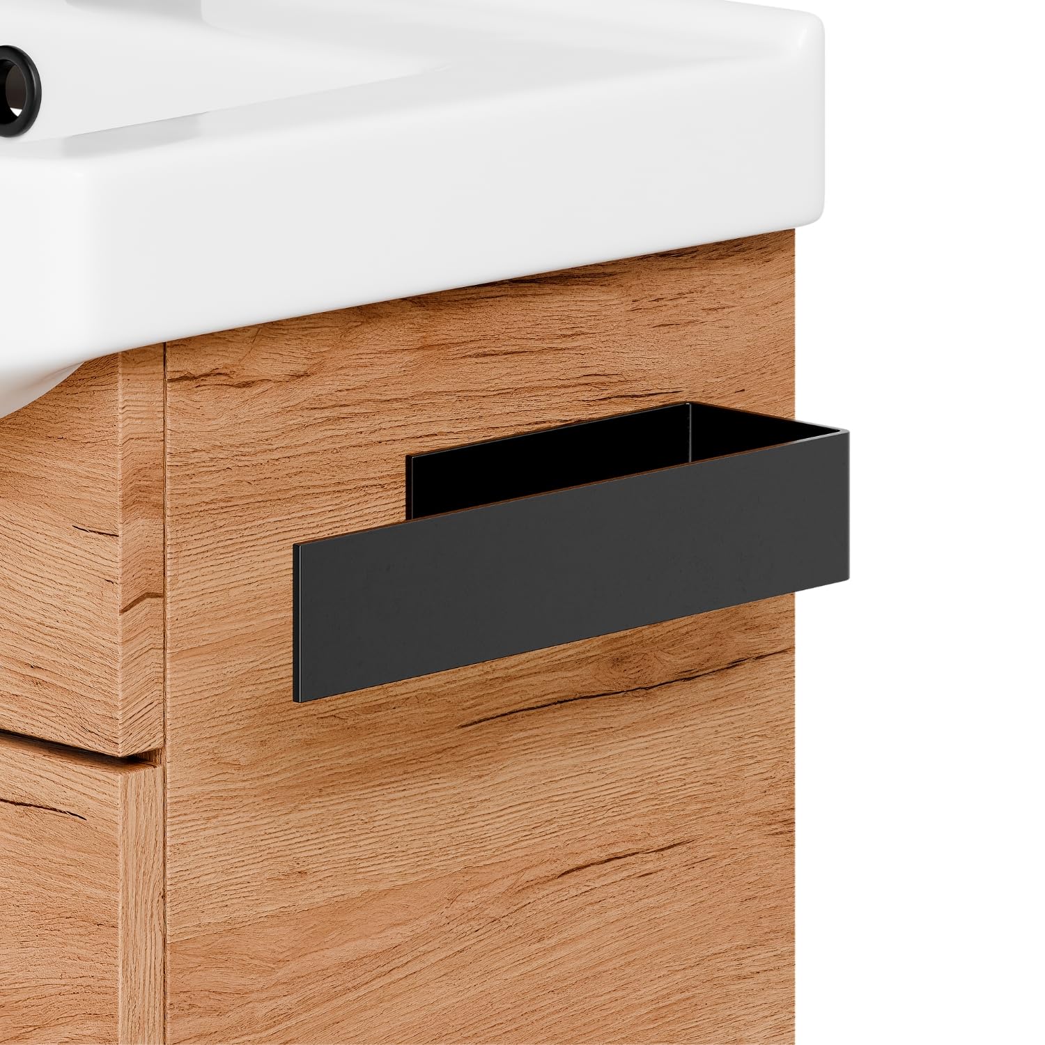 Portasciugamani Adesivo In Bambù | Senza Fori, Per Bagno, Cucina O Balcone, Dimensioni 21x7 Cm, Facile Installazione