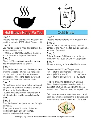 Vista 6 de Teawan Alishan Kingshuan Oolong Hojas de té sueltas - 5.29 oz - 5.29 oz - Té Taiwán Nº 12 Taiwán Oolong envasadas al vacío