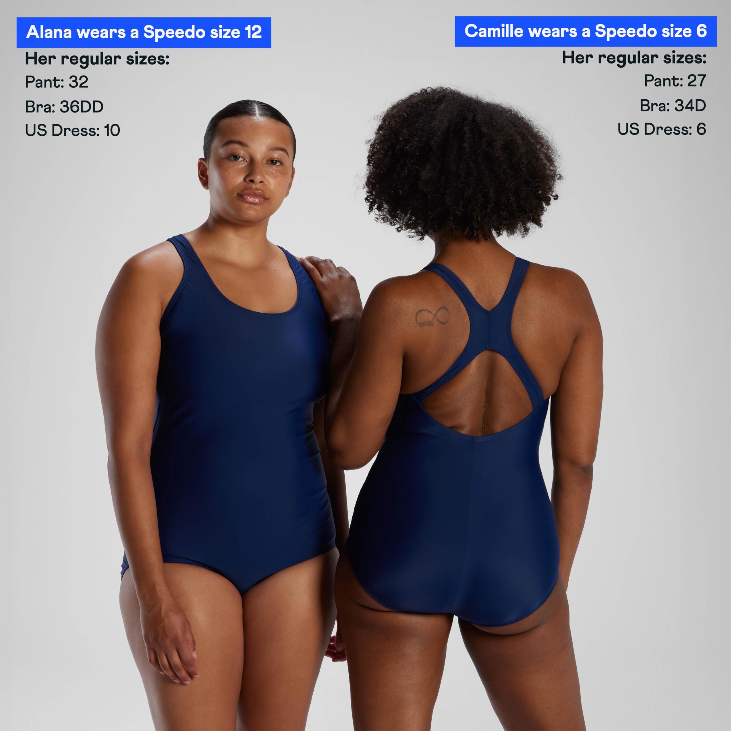 Speedo, Powerflex Ultraback, Costume Intero, da Donna, Tinta Unita