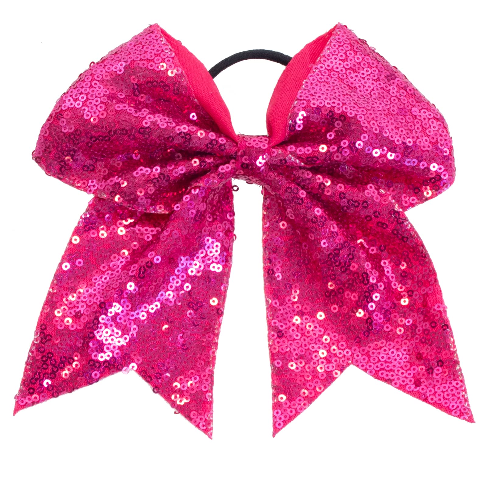 Amazon | リボン 髪飾り ヘアアクセ ゴム スパンコール 大きめ ビッグ