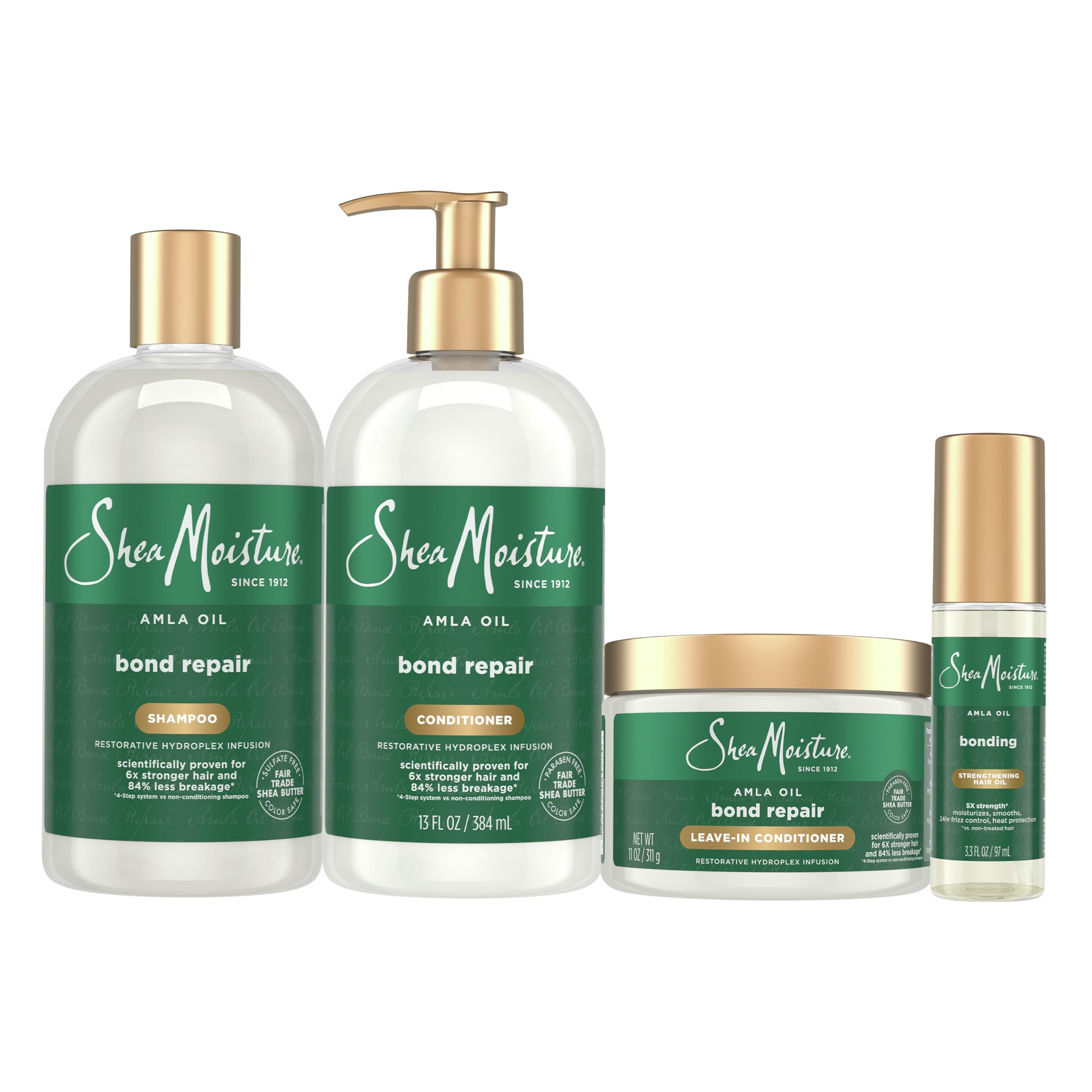 SheaMoisture Bond Repair System with Amla Oil 4-Piece Set