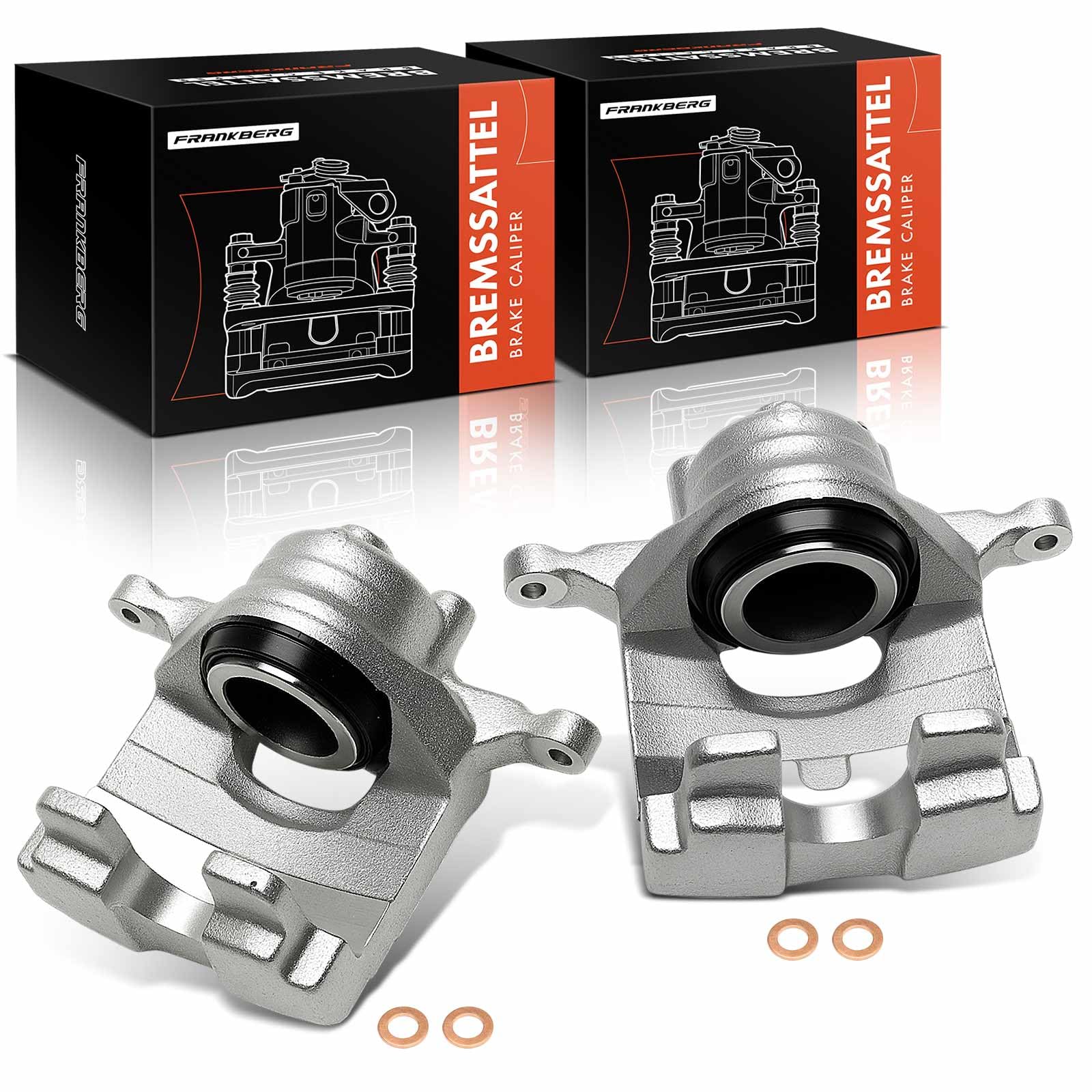 Frankberg 2x Pinze freno Anteriore sinistro destro Compatibile con Mokka/Mokka X J13 Astra J Car.a.van P10 Zafira Tourer C P12 Astra J P10 Replace# 95522602