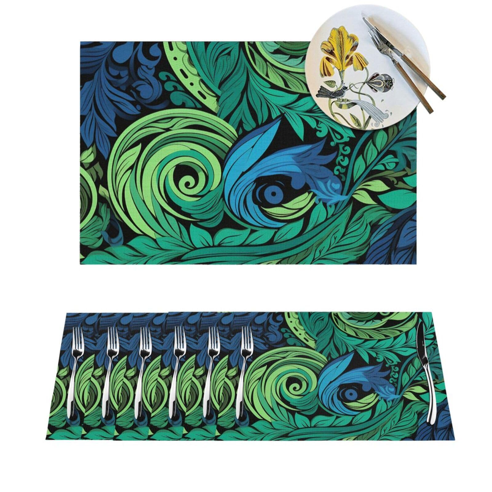 Set de table antidérapant en PVC pour vos repas chaleureux en intérieur et extérieur