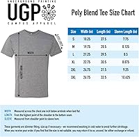 Vista 6 de UGP Campus Apparel University of New Mexico Lobos Script Wordmark Triblend T Shirt