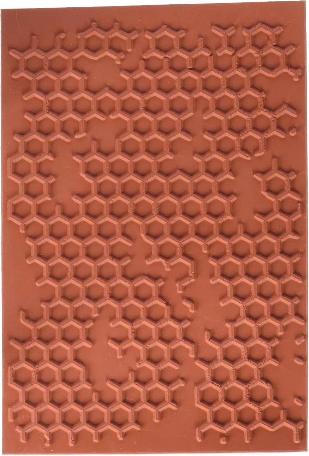 IndigoBlu HCBI Cling Mounted Stamp, 7 by 4.75-Inch, Honeycomb Background