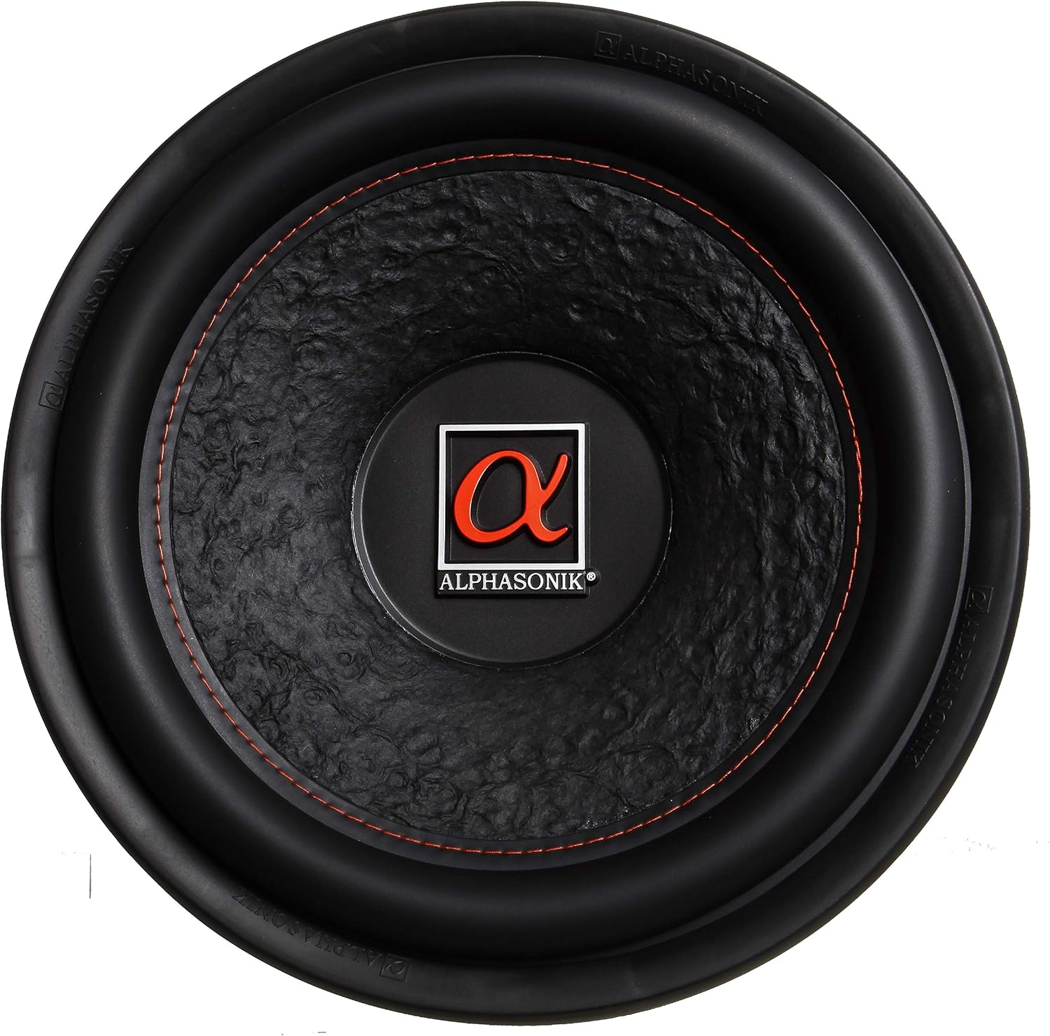 Alphasonik HSW212 Hyper 200 Series 12” 1200 Watts Max / 400 Watts RMS Single 4 Ohm Car Subwoofer Stamped Alpha Steel Basket with High Grade Magnet Non Pressed Paper Cone Audio Speaker Bass Sub Woofer