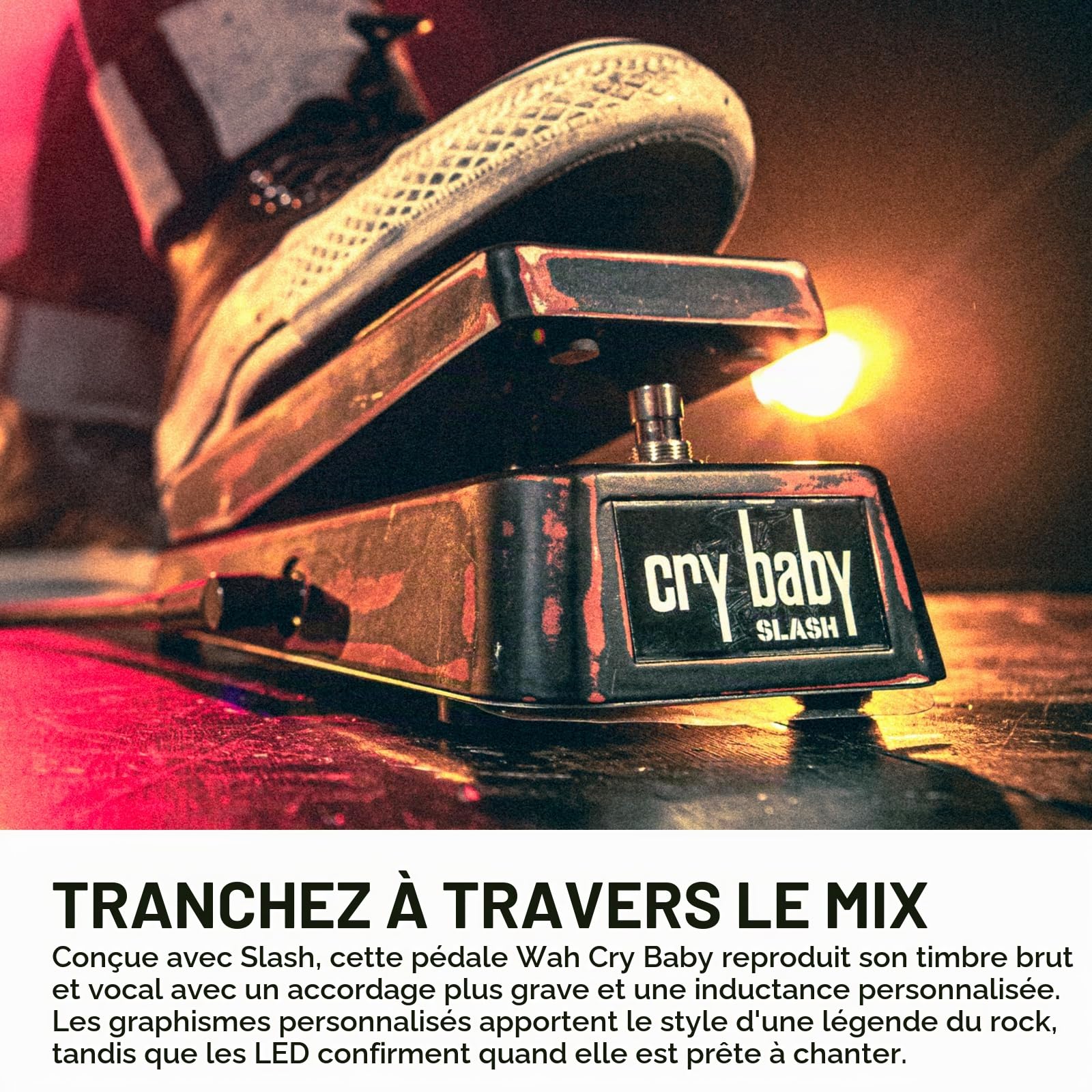 JIM DUNLOP - SC95 - Cry Baby Slash Classic Noir