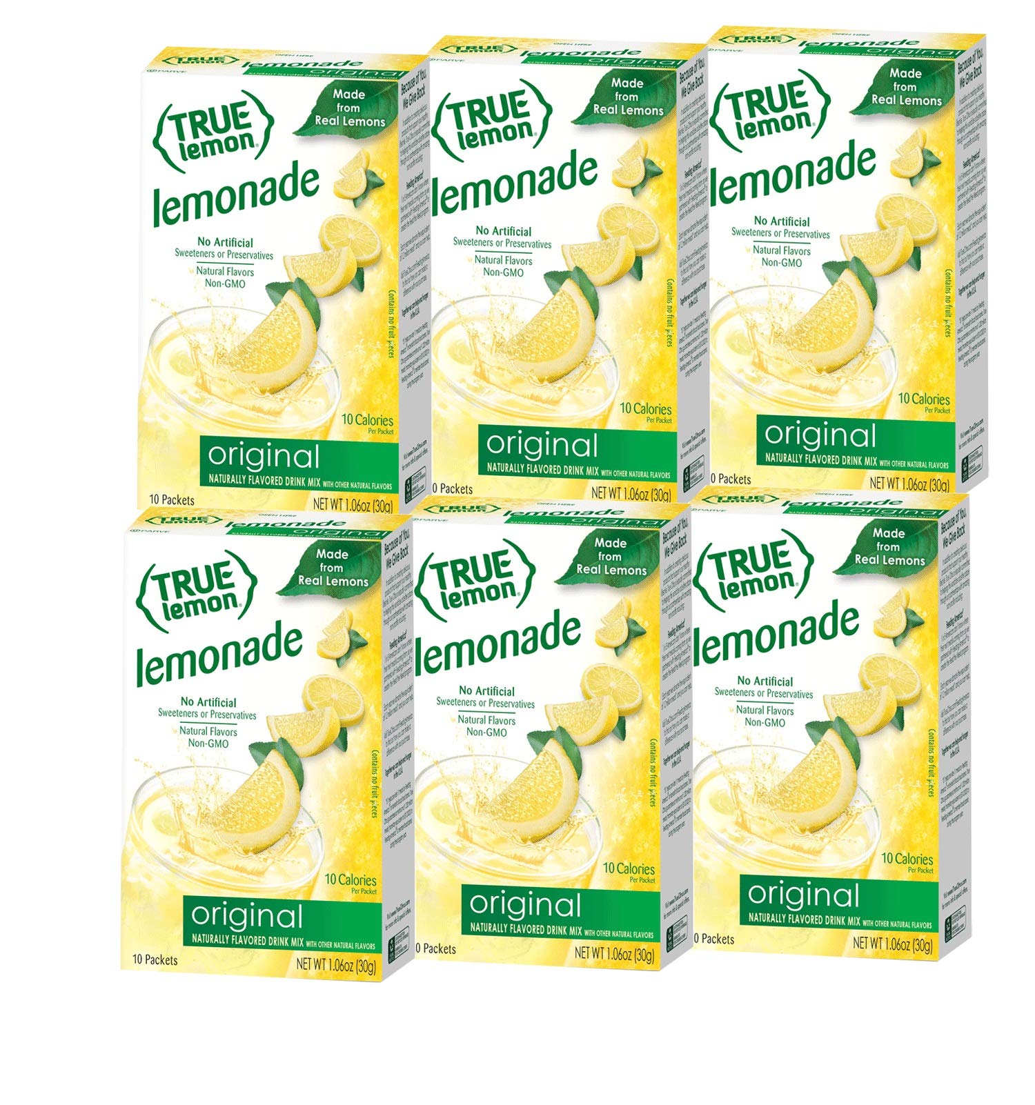 True CitrusLemon Original Lemonade, 10 count - 6 Pack