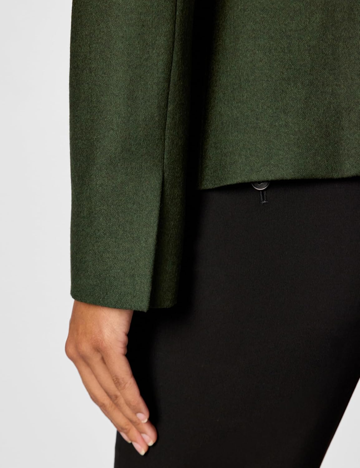 Theory womens Flannel Long Sleeve Military Jacket - Image 5