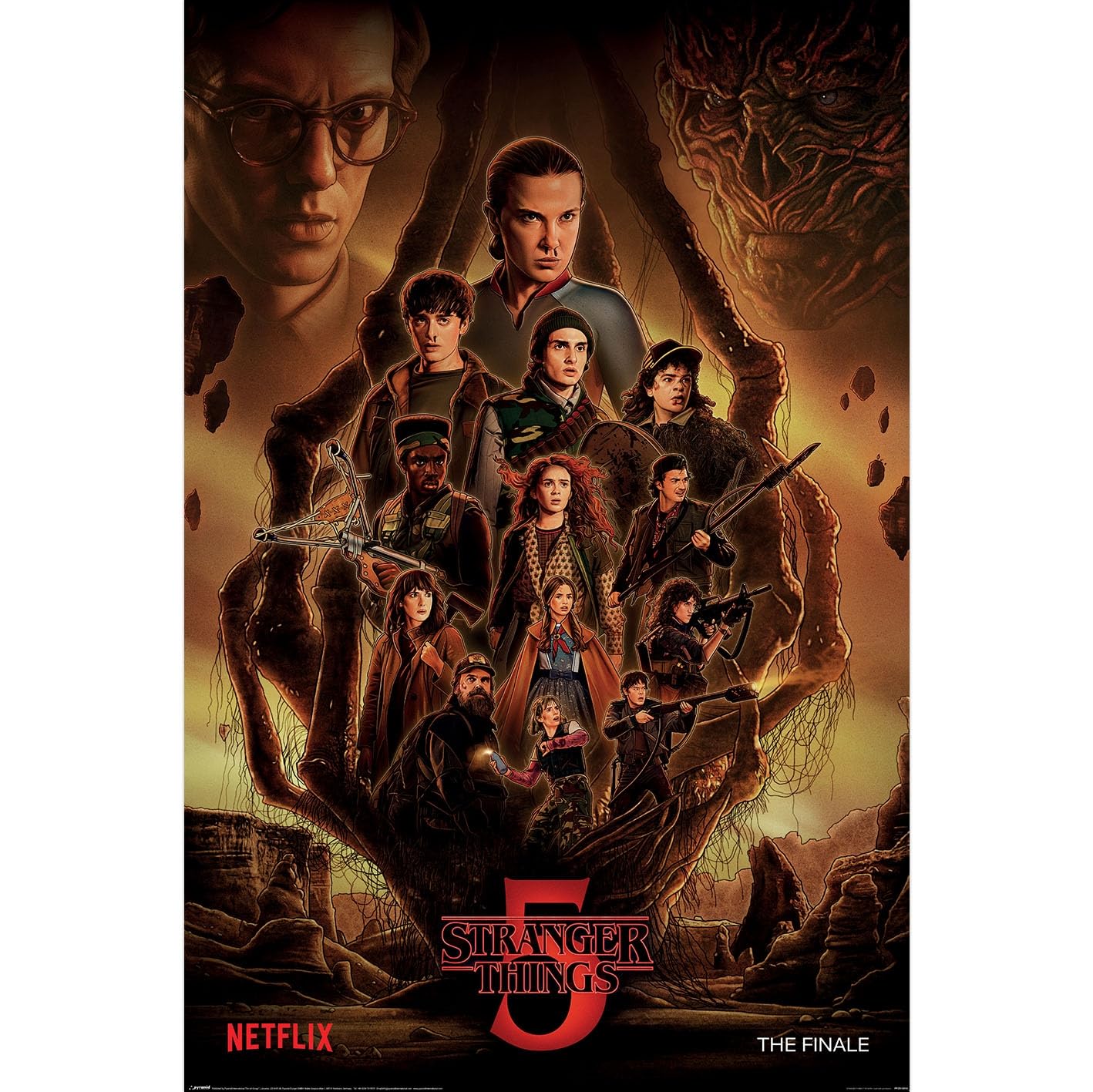 Stranger Things Maxi Poster, Officially Licensed, 91.5x61cm, The Finale, Hawkins