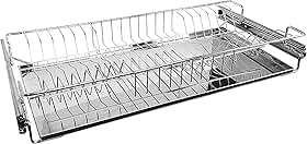 Jomer Escorredor de Embutir Deslizante Entrance 77cm Inox
