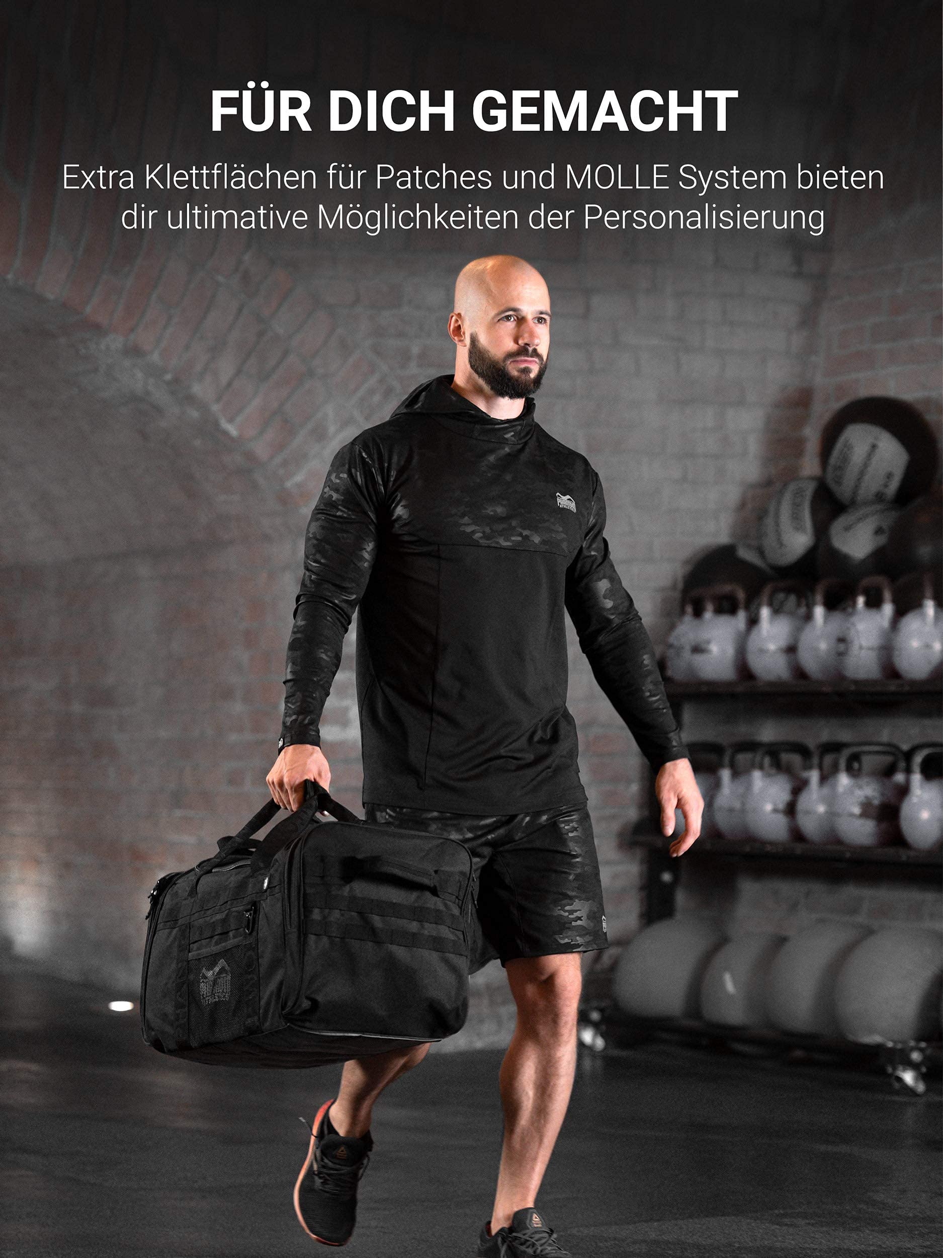 Phantom torba sportowa Tactic | Gym-Bag Fitness Training - 70 litrów, czarny, torba sportowa