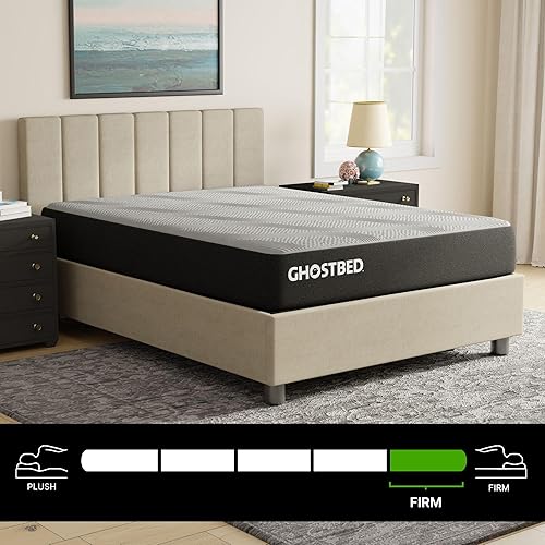 Miniatura 3 de GhostBed Colchón definitivo de 10 pulgadas colchón de espuma viscoelástica de gel refrescante sensación firme media con funda transpirable fresca al