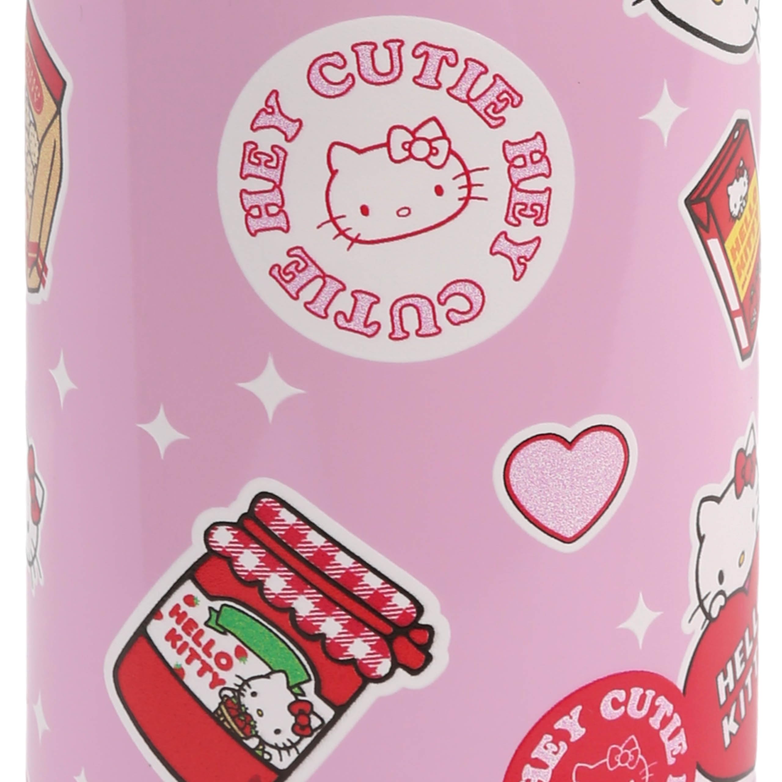Hello Kitty botella de acero, botella, termo, rosa 500ml