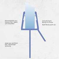 KOOBON Zuhanyzó Tömítés 2x100 cm Csere Szalag 4/5/6 mm Fürdőkabin Ajtóhoz Vízálló - 100cm zum 4/5/6mm Glas, Type 09 (Pack of 2) 7