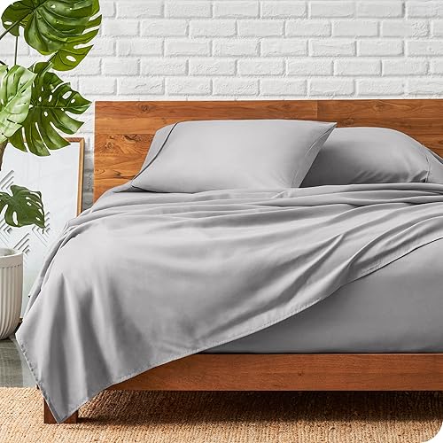 Miniatura 2 de Bare Home Juego de sábanas de microfibra ultrasuave de 1800 hilos, doble cepillado, de gran caída, ajuste fácil juego de 4 piezas (tamaño California