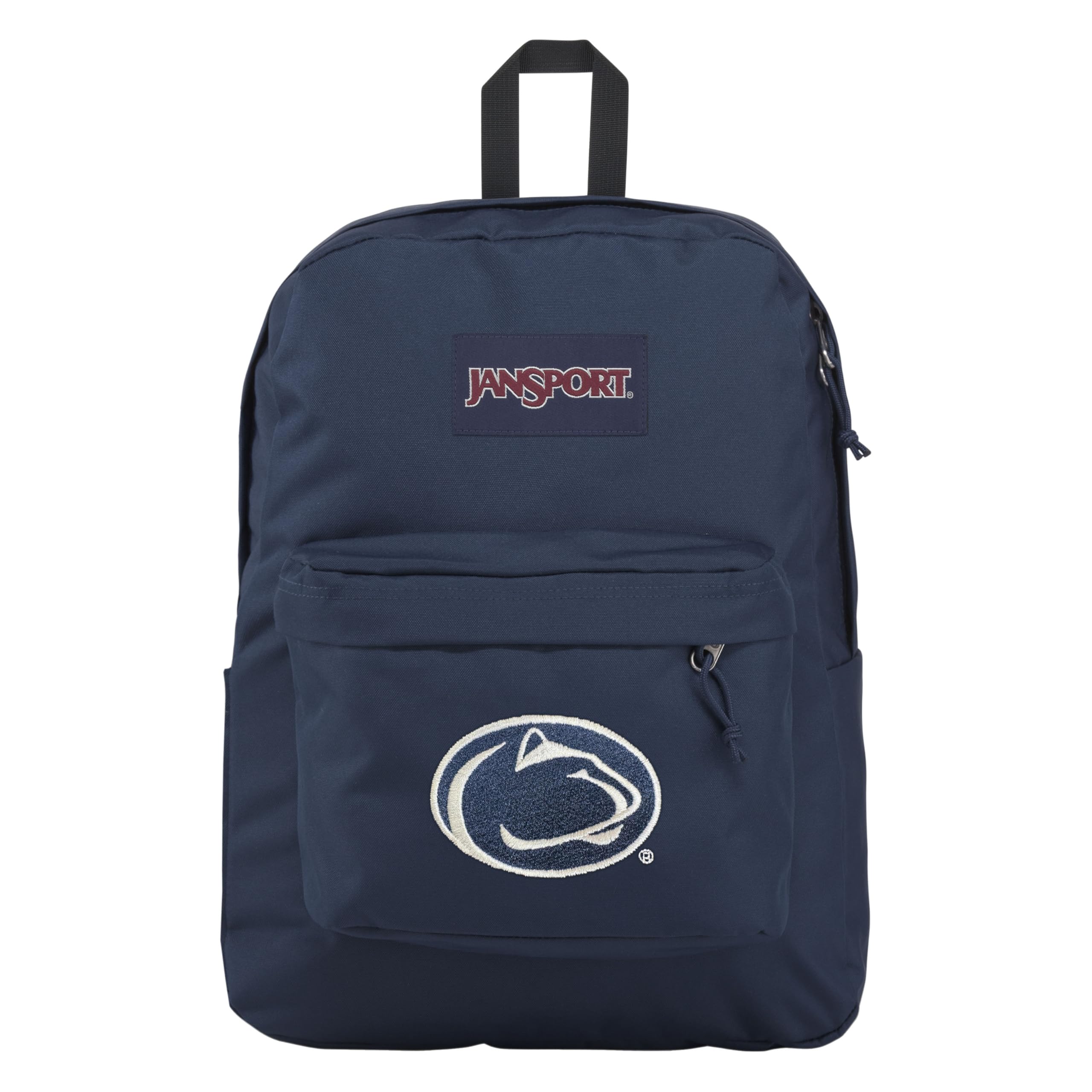 JanSport NCAA Officially Licensed Backpack, Penn State Nittany Lions, Superbreak Plus with Padded 15'' Laptop Sleeve, Spacious Computer Bag for Men &amp; Women, Durable Daypack with Bottle Pocket, Navy