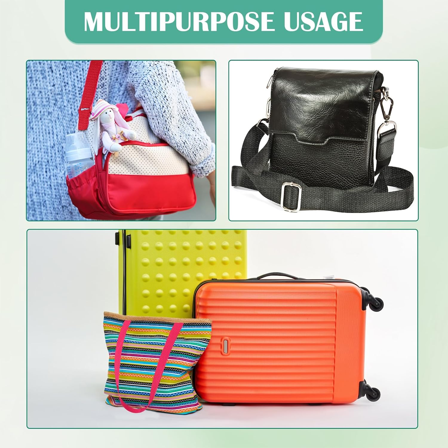 SATINIOR 30 Rolls Heavy Cotton Webbing with Box 1 Inch, 99 Yard 30 Color Mixed Polyester Cotton Webbing Strap Tote Bags Leash Straps for Making Bag Handles, Cloth Belt, Crafts Outdoor Supplies