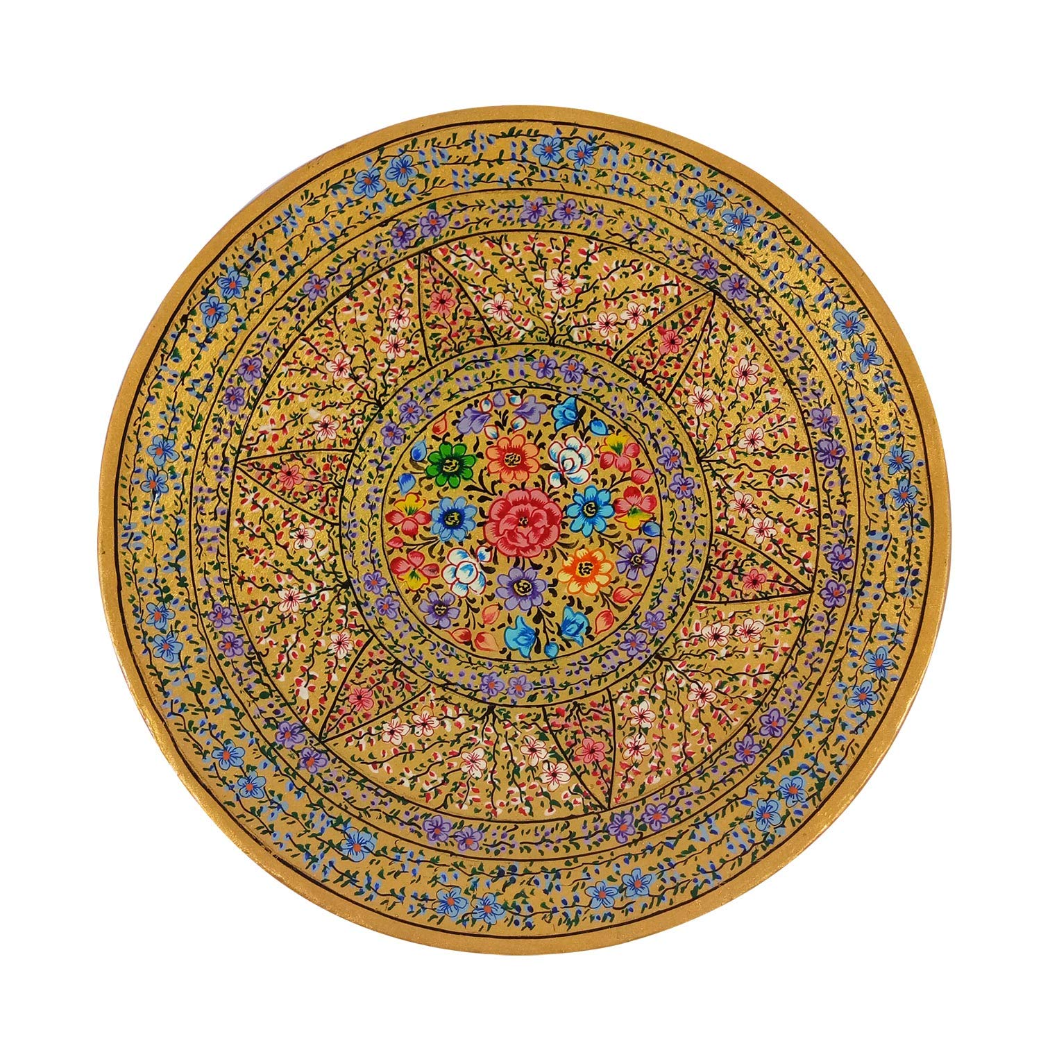 Buy India Meets India Handicraft Papier Mache Wall Art, Wall Plate